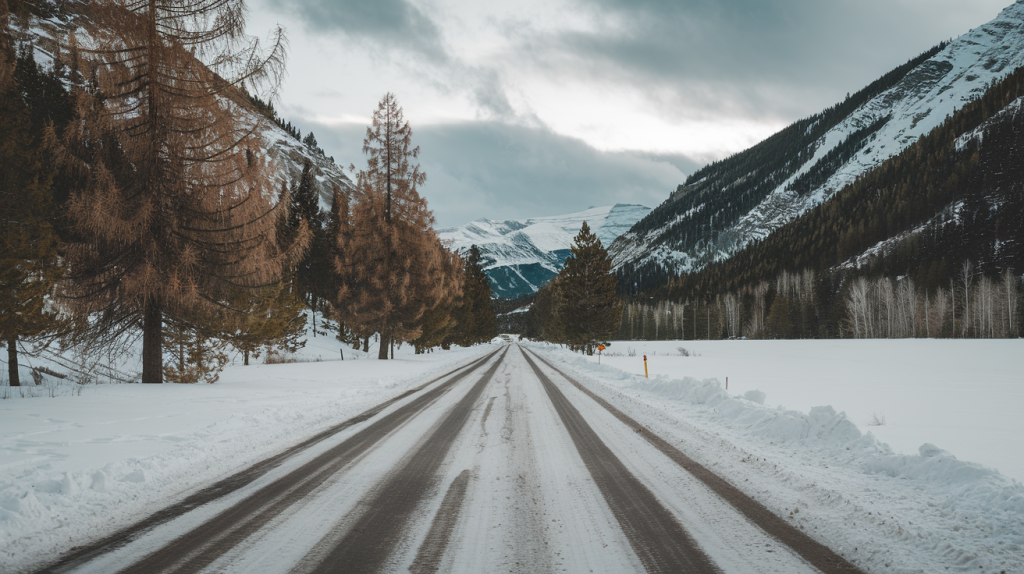 how to drive on snow and ice roads